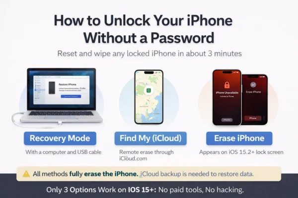 Reset Your iPhone Without a Password